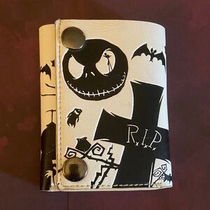 Nightmare before Christmas Disney Black and white Wallet